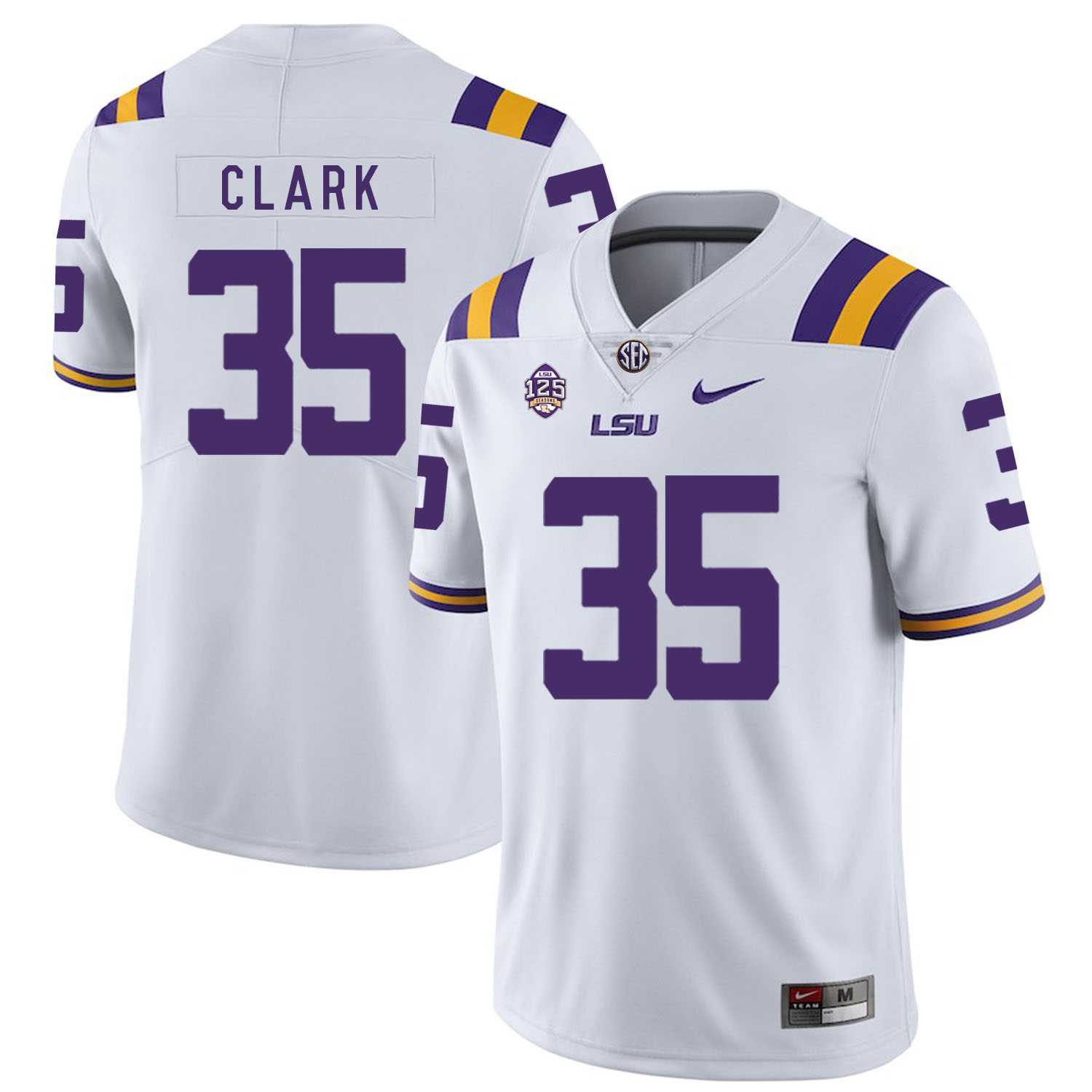 LSU Tigers 35 Damone Clark White Nike College Football Jersey Dzhi,We sell and wholesale LSU Tigers 35 Damone Clark White Nike College Football Jersey Dzhi on line form chian!